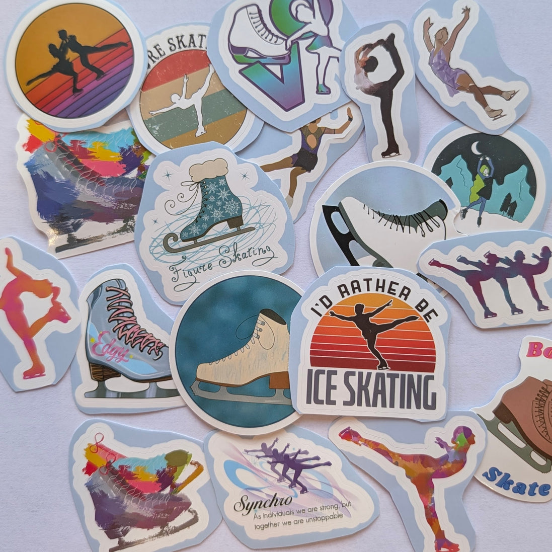 Mystery Figure Skating Sticker Packs