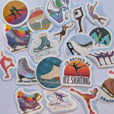 Mystery Figure Skating Sticker Packs